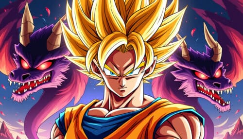 scopri il leggendario scontro tra goku super saiyan 4 e i potenti draghi maligni in dragon ball gt. azione, emozioni e trasformazioni epiche ti aspettano in questa battaglia decisiva!